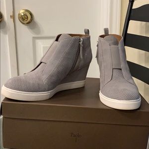 Linea Paolo Felicia wedge sneakers